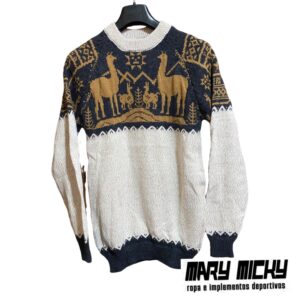 CHOMPA UNISEX - LANA DE ALPACA - TALLA M