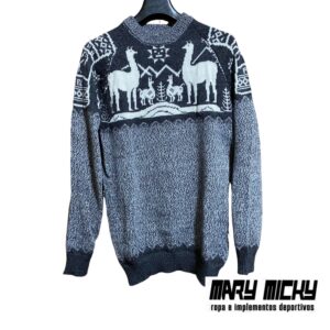 CHOMPA UNISEX – LANA DE ALPACA – TALLA M