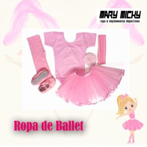 Set de Ballet Rosado para niñas