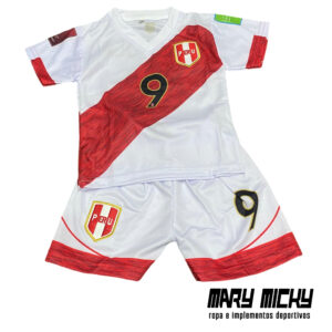Conjunto Deportivo Niño – Perú Blanquirojo – Tela Dri – MOD 03