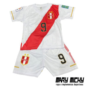 Conjunto  Perú Blanquirojo Tela Dri MOD 01