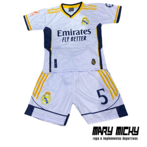 Conjunto Deportivo Niño – Real Madrid – Tela Dri -MOD 03