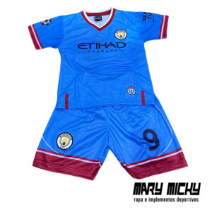 Conjunto Deportivo Niño – Manchester City - Tela Dri -MOD 02
