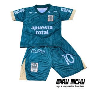 Conjunto  Alianza Lima - Alterno Verde - Tela Dri -MOD 02