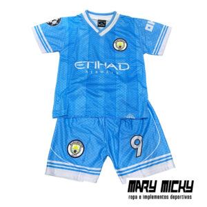 Conjunto Deportivo Niño – Manchester City - Tela Dri -MOD 01