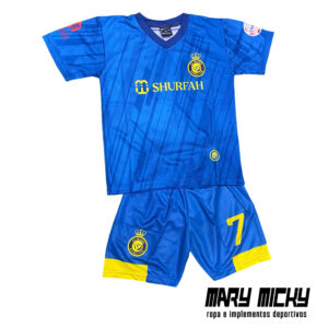 Conjunto Deportivo Niño – AlNassr Alterno RONALDO – Tela Dri