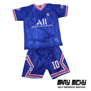 Conjunto Deportivo Niño – París Saint-Germain PSG – Tela Dri - MOD 02