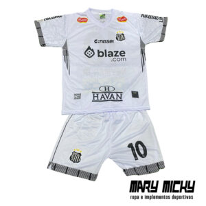 Conjunto Deportivo Niño – Santos Futebol Clube Retro NEYMAR JR – Tela Dri